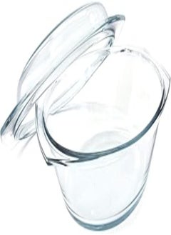 اشتري Simax Oval Heat-Resistant Dish with 3.6 L Lid, one size, clear في مصر