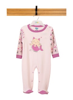 Buy BabiesBasic 100% cotton Printed Long Sleeves Jumpsuit/Romper/Sleepsuit for babies in UAE
