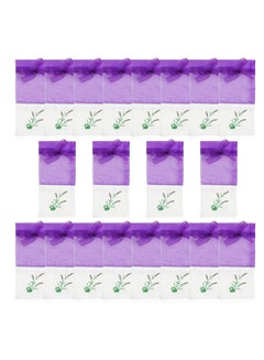 Buy Organza Gauze Lavender Cotton Sachet Empty Bags, Which can Used in Gift Jewelry Watch Bags on Some Festivals 20pcs in Saudi Arabia