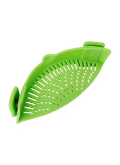 Buy Vegetable Soup Dish Drainer Green 23x12.5x6.8centimeter in Saudi Arabia