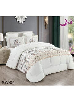 Buy Duvet Set Of 6 Pieces For Two Persons Modern And Beautiful Design And Heavy Filling in Saudi Arabia