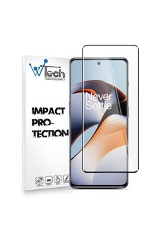 اشتري واقي شاشة من الزجاج المقوى بغطاء كامل ممتاز E2E لهاتف OnePlus 11R 5G 2023 شفاف / أسود في الامارات