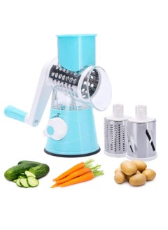 Buy Stainless Steel Manual Grater Chili Nuts And Vegetable Grater Blue in UAE