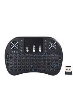 Buy Wireless Keyboard Remote Control With Touchpad For Smart TV Black in Saudi Arabia