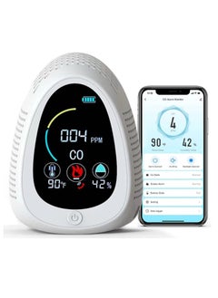 اشتري 4-In-1 Multi-Functional Co Detectors: Elevate Your Safety With Our Cutting-Edge 4-In-1 Co Detectors. This Advanced Device Combines The Functions Of A Carbon Monoxide Detector Alarm Sensor Temp في الامارات