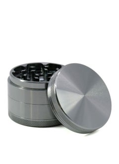 Buy 4 Layer Spice Crusher With Magnetic Lid Grey in UAE