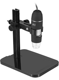 Buy Eacam Portable Usb2.0 Digital Microscope 1000X Electronic Endoscope 8 Led 2 Million Pixels Practic Magnifier Microscope Camera Black in Saudi Arabia