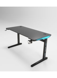 Buy Ergonomic Gaming and Computer Desk with LED Lights 140 CM in UAE