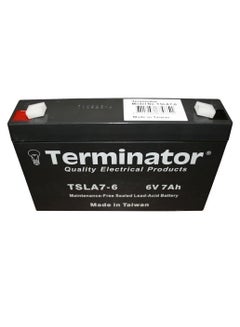 Buy Terminator Sealed Lead Acid Battery 6V 7Ah in UAE