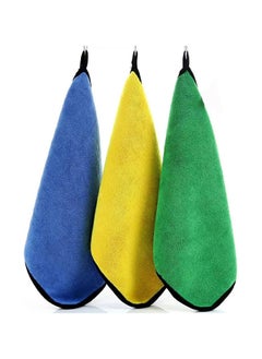 Buy SKY-TOUCH 3pcs Microfiber Car Drying Towel for Car Cleaning and Detailing, Double Sided, Extra Thick Plush Microfiber Towel Lint Super Absorbent Detailing Towel for Car,Windows,Screen and Kitchen in UAE