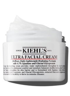 Buy Ultra Facial Cream 125ml, 24 Hour, Daily Lightweight Hydrating Formula with Four Point Five Percent Squalane and Glacial Glycoprotein in Saudi Arabia