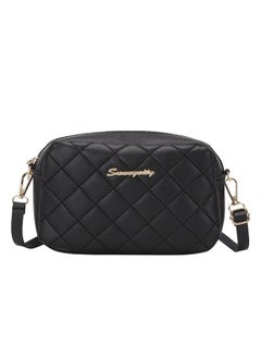 Buy Women's PU Leather Shoulder Bag, Ladies Diamond Checkered Crossbody Bag Sling Bag Side Bag Carry Bag, Daily Commuting Small Square Bag Camera Bag Phone Bag Satchel Bag for Girls/College Students in UAE