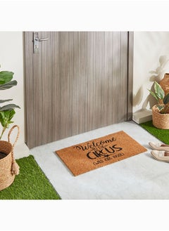 Buy Circus Printed Coir Doormat With Latex Back 75 x 40 cm in UAE