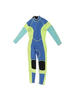 اشتري Women Wetsuit 3mm Thickened Long Sleeve Thermal One Piece Diving Suit for Water Sports M في السعودية