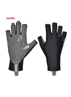 Buy Outdoor Fishing Half Short Finger Breathable Anti Slip Gloves in Saudi Arabia