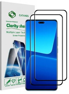Buy 2 Pack For Xiaomi 13 Lite Screen Protector Tempered Glass Full Glue Back in UAE