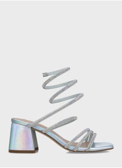 اشتري Multi Strap Mid Heel Sandals في السعودية