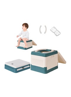 اشتري Portable Potty For Toddler Travel,Toddlers Foldable Potty Training Seat For Boys Girls,Toddlers Training Toilet for Home, Car, Outdoor Travel,Picnic,Beach,With PU Pad,20 Disposable Bags في السعودية