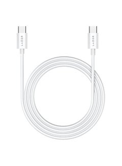 Buy Lazor Bolt PD Fast Charging Cable 
Type-C to Type-C -60W Current - CT76 Grey- 1m in UAE