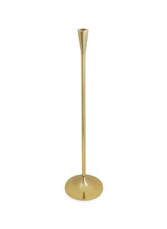 اشتري Slim Taper Candle Holder, Gold - 20x101 cm في الامارات