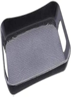 اشتري M-Design Plastic Tray, 39 x 27 cm - Black في مصر