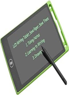 اشتري Generic LCD Digital Writing and Coloring Tablet 8.5" Portable Drawing Board for Draft and Office Records for Kids and Adults (Black, Green في مصر