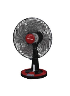 اشتري Tornado Desk Fan 16 Inch 4 Blades Black x Red TDF16D في مصر