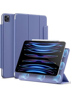 Buy Case For iPad Pro 12.9 Case 12.9 Inch (2022/2021/2020, 6th/5th/4th Generation) Convenient Magnetic Attachment 2-Way Stand Full Pencil 2 Support Rebound Magnetic Case in UAE