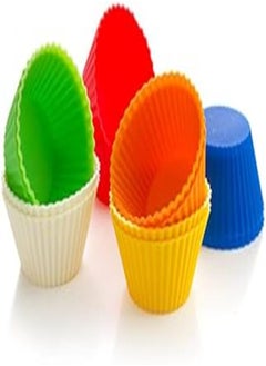 اشتري Other Cup Cake molds, Silicone - 12 Pieces في مصر