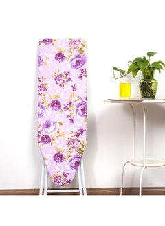 Buy Household Home Ironing Board with Solid Iron Rest and 4-Step Height Adjustment for Home 107*30*78cm in Saudi Arabia