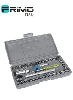 Buy PRIMO PLUS 40 PCs Combination Socket Wrench Set in Saudi Arabia