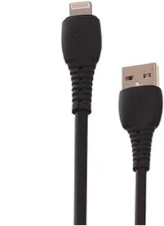 Buy Xo nb-p163 quick lightning charger cable with 2.4a max output 1000mm set of 2 pieces - black in Egypt