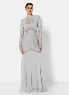 Buy Textured Panel Dress in UAE