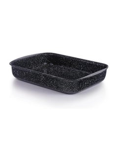 Buy Top Chef Granite Oblong Tray Size 30 Black in Egypt