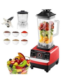 Buy Silver Crest 4500W Heavy Duty Commercial Grade Blender SC 1589 - Multifunctional Juicer, Mixer with 2 Jars, Dishwasher Safe, Stainless Steel Blades, Grinder & Smoothie Maker in UAE