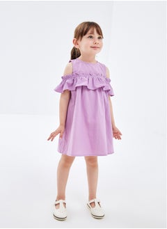 اشتري Crew Neck Baby Girl Dress في مصر