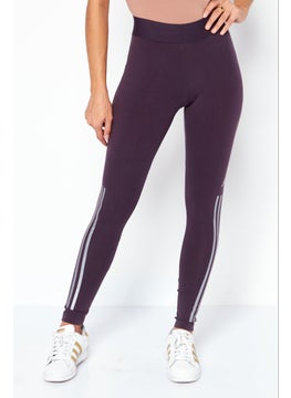 اشتري Women Sportswear Fit Training Leggings, Purple في الامارات