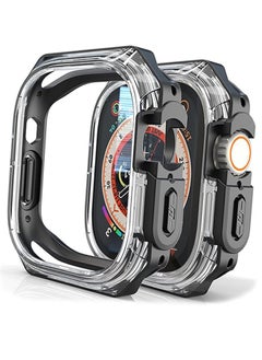 اشتري Apple Watch 45mm Case Cover, Soft Protective Bumper Rugged Clear Bezel Frame, Apple Watch Series9/ 8/ 7 في الامارات