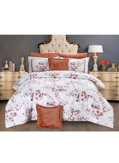 Buy 8 Pieces Winter Comforter One Velvet Side And One Side Fur King Size in Saudi Arabia