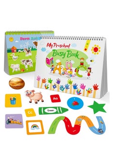 اشتري Busy Board Activity Books Toddler Toys for 1 2 3 4 Year Old Boys Girls Book Montessori 1-4 Gifts Age 2-4 Preschool Learning في الامارات
