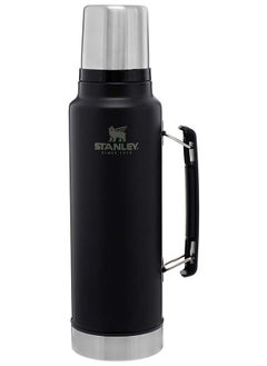 اشتري Classic Legendary Bottle 1L / 1.1QT Matte Black – BPA FREE Stainless Steel Thermos | Keeps Cold or Hot for 24 Hours | Leakproof Lid Doubles as Cup | Dishwasher Safe | Lifetime Warranty في الامارات