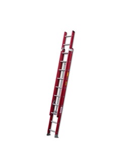 اشتري Fibre Extension Ladder - Lightweight, Telescoping Ladder for Home, Office & Outdoor Use | Folding Ladder with Anti-Slip Design | Heavy-Duty Multi-Use Ladder | 18X18 | 9 meter في الامارات