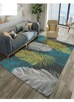 Buy New Style Washable Sticky Printed Floor Carpet Rug 230 x 160 cm in UAE