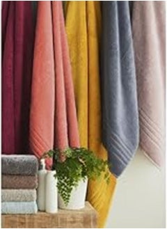 Buy Matalan Egyptian Cotton Bath Sheet Towels, 150 cm x 100 cm Size, Multicolor in Egypt