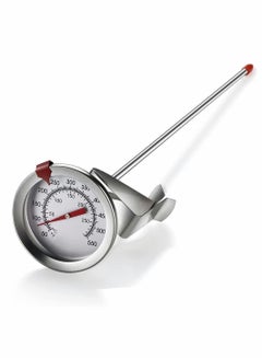 اشتري Deep Fry Thermometer with Instant Read, Dial Thermometer, 12 Inch Stainless Steel Stem Meat Cooking Best for Turkey BBQ, Tall pots, Beef, Lamb, Meat, Food في السعودية