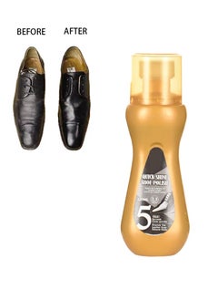 Buy Quick Shine Shoe Polish，Black Liquid Shoe Polish, Instant Shoe Shine with Sponge Leather Shoe Polish for Dress Shoes, Boots, Shoes, Jackets（Black 100ml） in Saudi Arabia