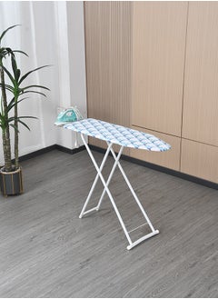 Buy Household Home Ironing Board with Solid Iron Rest and 4-Step Height Adjustment for Home 107*30*78cm in Saudi Arabia