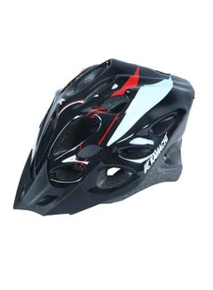 اشتري KAMACHI Professional Cycling/Skating Adjustable Helmet MV21BHL (Colour: Black/Red, Size: Large) في الامارات