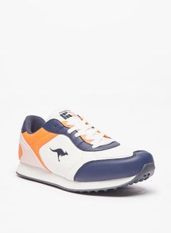 Buy Mens Panelled Lace-Up Casual Sneakers in UAE