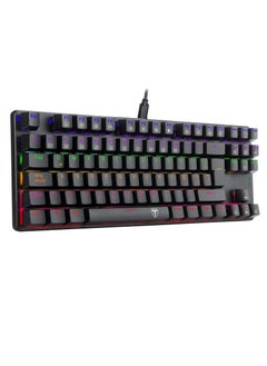 Buy TGK313 BORA Gaming Mechanical Keyboard - Rainbow LED Lighting -TKL Size 87 Key - AR / EN Key || Blue Switch in Egypt